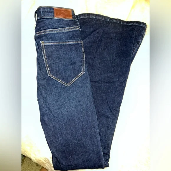 Hollister Dark Blue Flare Jeans - Picture 8 of 8